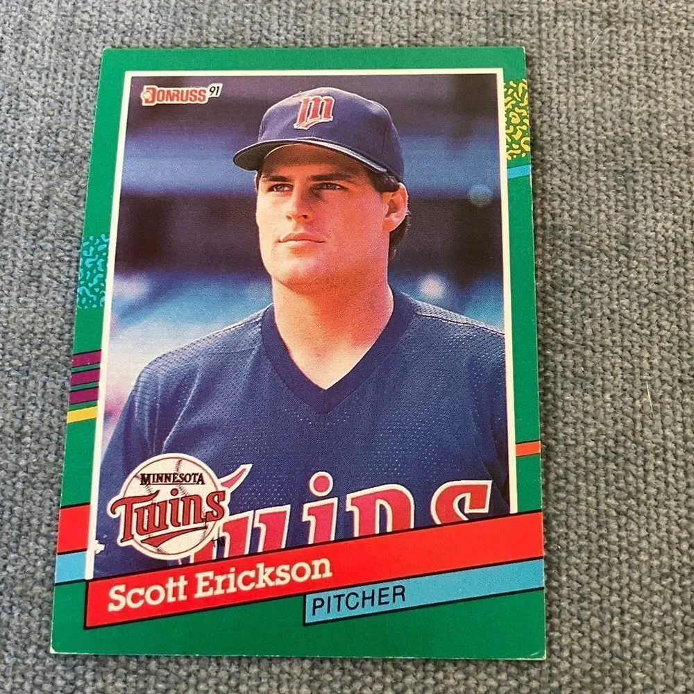 1991 Donruss Minnesota Twins Baseball Card Trading Card